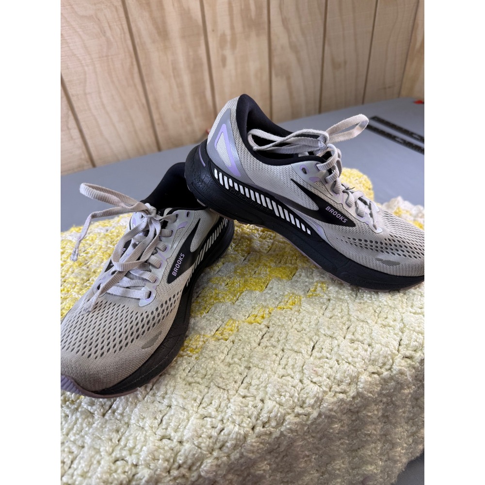 Brooks Adrenaline GTS 23 Womens Running Shoes‎ Grey Black Purple 1203811B039 8